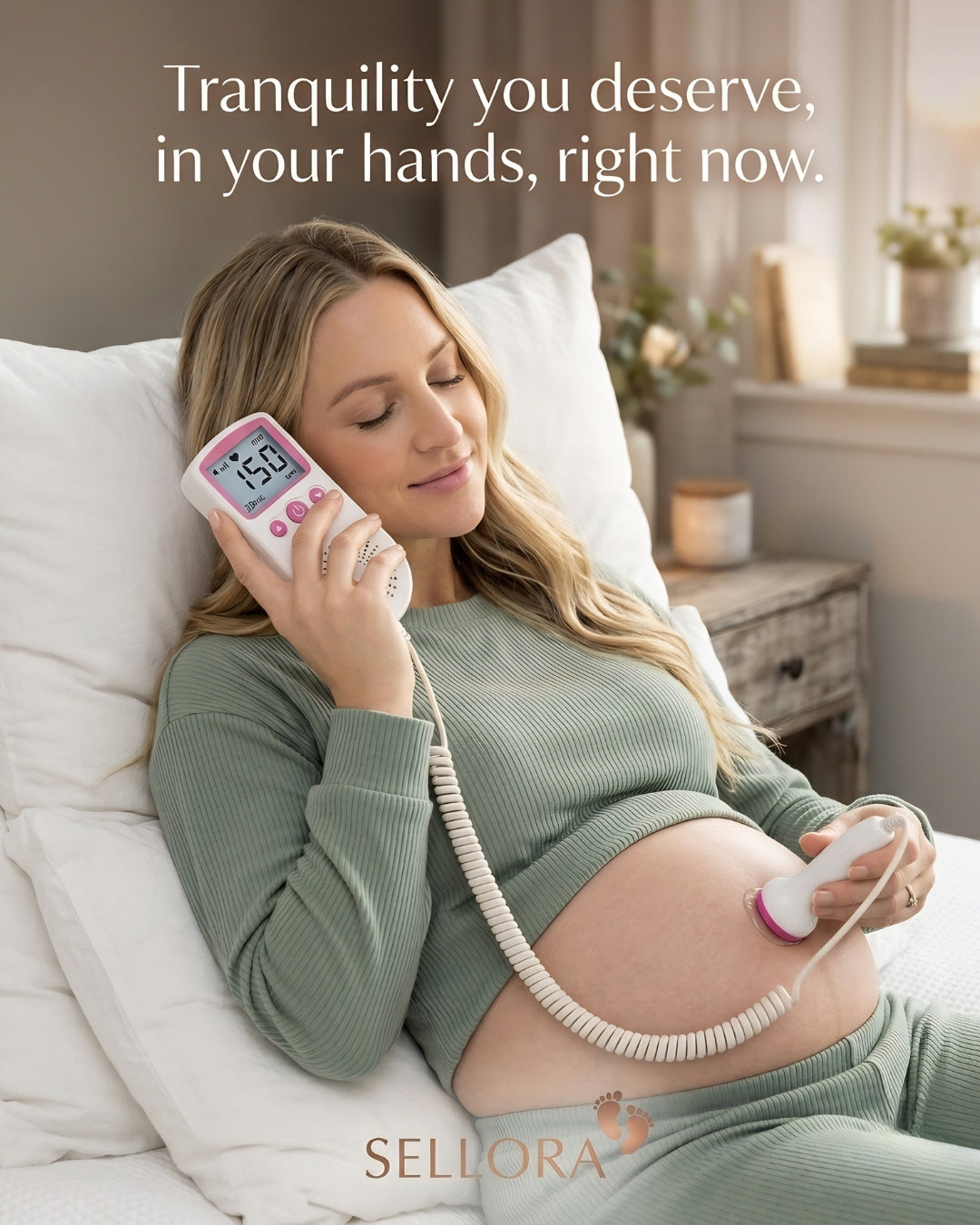 HEAR YOUR BABY'S HEARTBEAT WHENEVER YOU NEED IT